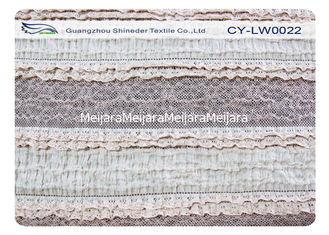 China Ausdehnungs-Spitze-Gewebe Soems/ODM wasserlösliches, Baumwollenylonspandex-Gewebe CY-LW0022 fournisseur