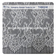 China Nylon- Mode Braut-weiße Spitze Chantilly für Brautkleider fournisseur