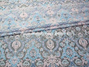 China Farbiger Baumwollblumen-Polyester-Spitze-Gewebe Burnout ganz über Spitze für Dame Garment (CY-DK0040) fournisseur