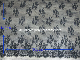 China Nylon der Mode-großes schwarzes Wimper-Spitze-Ordnungs-100% für Dame Dress CY-HB0481 fournisseur