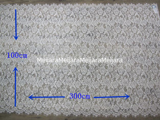 China Wimper-Spitze-Gewebe-Ordnung W 100 cm mit materiellem Nylonwulstigem nach Maß fournisseur