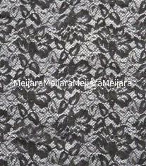 China Breathable schwarzes elastisches Spitze-Gewebe, Brautkleider-Spitze-Gewebe fournisseur