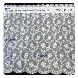 AEO GEBEN Blumen-Nylon-Spitze-Gewebe Chantilly 100% für alle Arten Kleid frei fournisseur