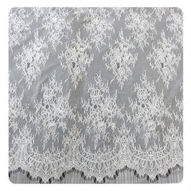 150CM Hochzeits-Kleiderblumenspitze-Gewebe Chantilly Soem-Textilblumengewebe fournisseur