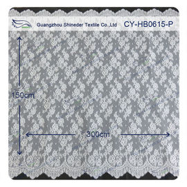 Umrandeter Blumen-Chantilly bogte Spitze, BV/SEIN Brautkleid 150 x 300 cm aus fournisseur