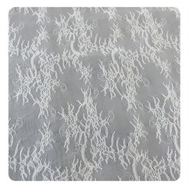 Hochzeits-Kleid-Chantilly-Spitze 150x300cm/PC, Elfenbein-Blumengewebe ausgebogt umrandet fournisseur