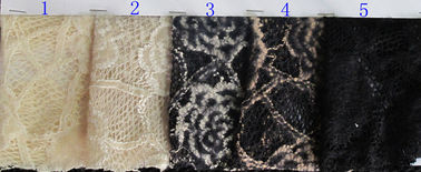 Umweltfreundliches gebürstetes Spitze-Gewebe-Gelb, Kleid, das antistatisches Material CY-LQ0039 trimmt fournisseur