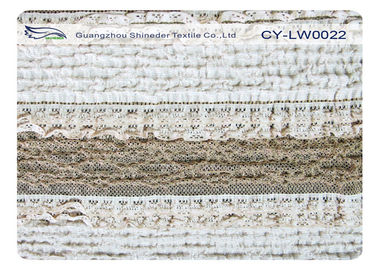 Baumwollenylonspandex Streth-Spitze-Gewebe für Unterwäsche-Nachtzeug SGS CY-LW0022 fournisseur