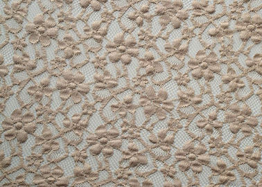 Ganz über Nylonrayon-Ausdehnungs-Spitze-Gewebe/elastischem Blumenspitze-Gewebe CY-LW0104 fournisseur