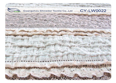 Ausdehnungs-Spitze-Gewebe Soems/ODM wasserlösliches, Baumwollenylonspandex-Gewebe CY-LW0022 fournisseur