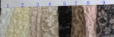 Ganz über Rayon 15% Spandex Soem des Blumen-Ausdehnungs-Spitze-Gewebe-45% des Nylon-40%/ODM CY-LW0104 fournisseur