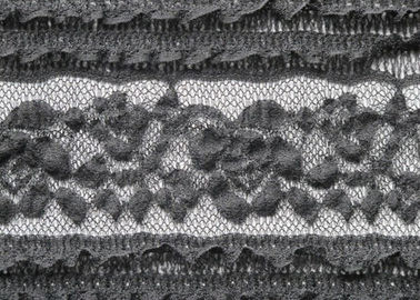 Weiches Spandex-Schwarz-Ausdehnungs-Hochzeits-Kleiderspitze-Gewebe mit 130cm Breite fournisseur