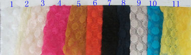 Nylonspandex-Baumwollausdehnungs-Spitze-Gewebe-Orange für Vorhänge SGS CY-LW0667 fournisseur