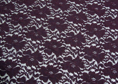 Dehnbarer elastischer Nylon 10% des Spitze-Gewebe-60% der Baumwolle30% Spandex CY-LW0790 fournisseur