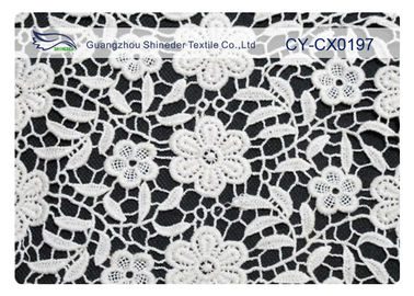 Umweltfreundliches gesticktes Spitze-Gewebe für Hochzeits-Kleid CY-CX0197 fournisseur