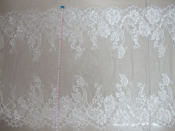 Mode-weiße Kleiderwimper-Spitze-Ordnung mit 43cm Breite CY-HB3211 fournisseur