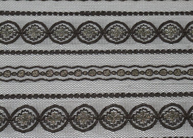 Hohe Hartnäckigkeits-metallisches Spitze-Maschen-Gewebe für Breite CY-LW0208 der Polsterungs-150cm fournisseur