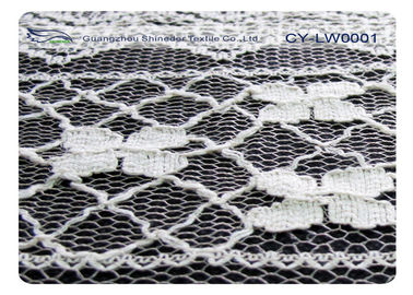 Freundliche 30% Baumwolle CY-LW0001 Kleiderbaumwollnylonspitze-Gewebe Eco Nylon-70% fournisseur