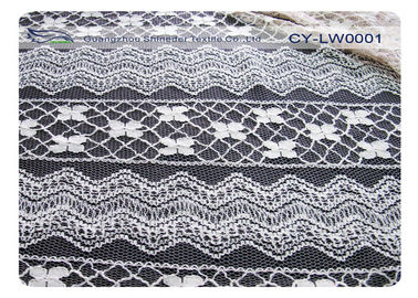 Freundliche 30% Baumwolle CY-LW0001 Kleiderbaumwollnylonspitze-Gewebe Eco Nylon-70% fournisseur