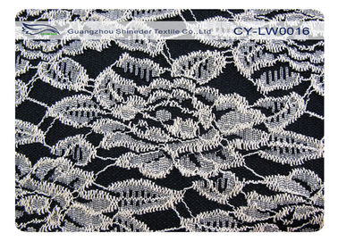 Breathable Baumwollnylonspitze-Gewebe, Blumen-Spitze-Gewebe Soem/ODM CY-LW0016 fournisseur