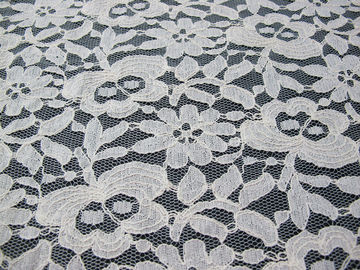 Umweltfreundliche Baumwollnylonspitze-Maschen-Gewebe-Rosa 145CM - 150CM Breite CY-DK0025 fournisseur