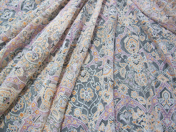 Farbiger Baumwollblumen-Polyester-Spitze-Gewebe Burnout ganz über Spitze für Dame Garment (CY-DK0040) fournisseur