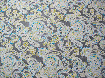 Farbige Druck-Polyester-Spitze-Gewebe-Baumwollmasche Burnout-Spitze von Öko-färbenden Techniken (CY-DK0042) fournisseur