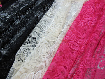 Helles hohles Blattspitze-Gewebegewebe der Gaze 100%nylon in Guangzhou-Markt (CY-DN0007) fournisseur