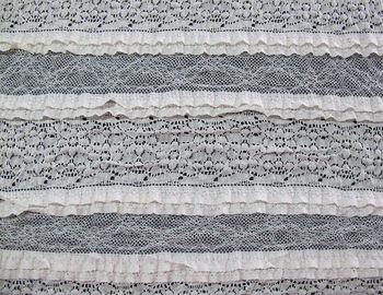 Mehrschichtiges Brautausdehnungs-Spitze-Ordnungs-Gewebe Eco freundliches 50' „- 52&quot; 'CY-LW0182 fournisseur
