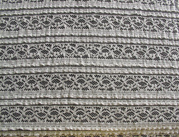 Umweltfreundliches Ausdehnungs-Spitze-Baumwollespandex-Gewebe, beige elastische Spitze-Ordnung CY-LW0220 fournisseur