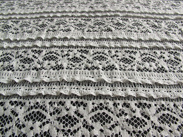 Umweltfreundliches Ausdehnungs-Spitze-Baumwollespandex-Gewebe, beige elastische Spitze-Ordnung CY-LW0220 fournisseur