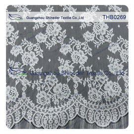 Unzählige Blumen 3*1.5m sortieren 100% Nylon Chantilly-Spitzegewebe für Hochzeitskleid fournisseur