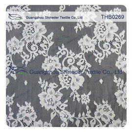 Unzählige Blumen 3*1.5m sortieren 100% Nylon Chantilly-Spitzegewebe für Hochzeitskleid fournisseur