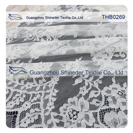 Unzählige Blumen 3*1.5m sortieren 100% Nylon Chantilly-Spitzegewebe für Hochzeitskleid fournisseur
