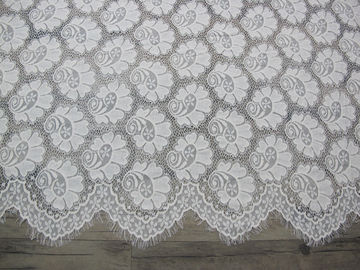 Braut-Baumwollwimper-Spitze-Ordnung 30% Nylon-70% für Brautkleider fournisseur