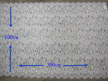 Wimper-Spitze-Gewebe-Ordnung W 100 cm mit materiellem Nylonwulstigem nach Maß fournisseur