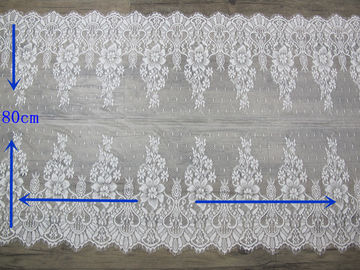 Elastische Kleiderkleiderwimper-Spitze-Ordnungen durch das Yard-schicke schwarze glänzende bloße fournisseur