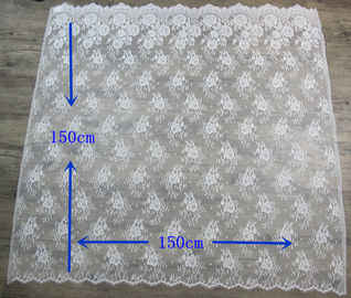 Quadratische Nylonwimper-Spitze-Ordnung/Kleidervorzügliche Spitze für Dekoration 150cm x 150cm fournisseur