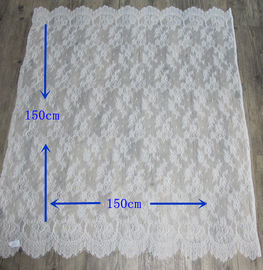 Elegante NylonWimper-weiße Spitze, die vorzüglich gemachtes 150cm CY-HB0594 trimmt fournisseur