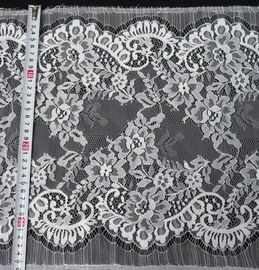 Nylonösen-Spitze-Ordnung, Blumenkammuschel-Brautspitze für Abend-Kleid fournisseur
