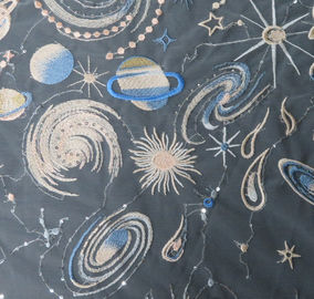 Perlen-Stickerei-Spitze-Gewebe für Kleid fournisseur