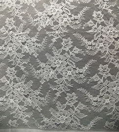 Blumen-Entwurfs-Muster-Nylon geschnürtes Jacquardwebstuhl-Spitze-Gewebe durch das Yard fournisseur