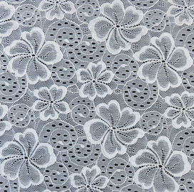 Verschönerte Stretchable Ordnungs-Spitze-Gewebe-Hochzeits-Kleiderdesigner fournisseur