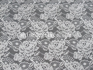 Blumen-/spezielles Blattmuster 150cm Breitendes nylonspitze-Gewebes für das Kleid SYD-0170 der Frauen fournisseur