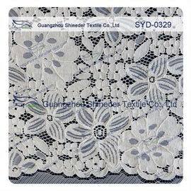 Blau schnürte Spitze-Gewebe für Brautkleider/Hautecouture-Spitze-Gewebe fournisseur