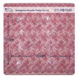 Farbige Wimper gestickte Spitze-Ordnung, Brautkleiderblumenspitze-Gewebe fournisseur