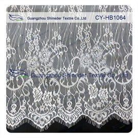 Antike Handschnitt Chantilly-Voile-Spitze im Damen-Kleid und im Hauptgewebe fournisseur
