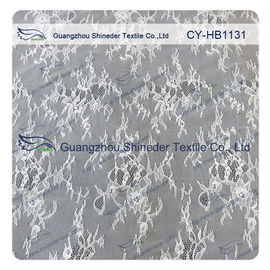 100 Nylon- Braut-Chantilly Spitze-Schweizer Voile-Spitze-Gewebe, Gewohnheit gedruckt fournisseur