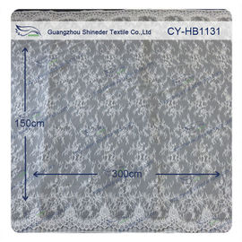 100 Nylon- Braut-Chantilly Spitze-Schweizer Voile-Spitze-Gewebe, Gewohnheit gedruckt fournisseur